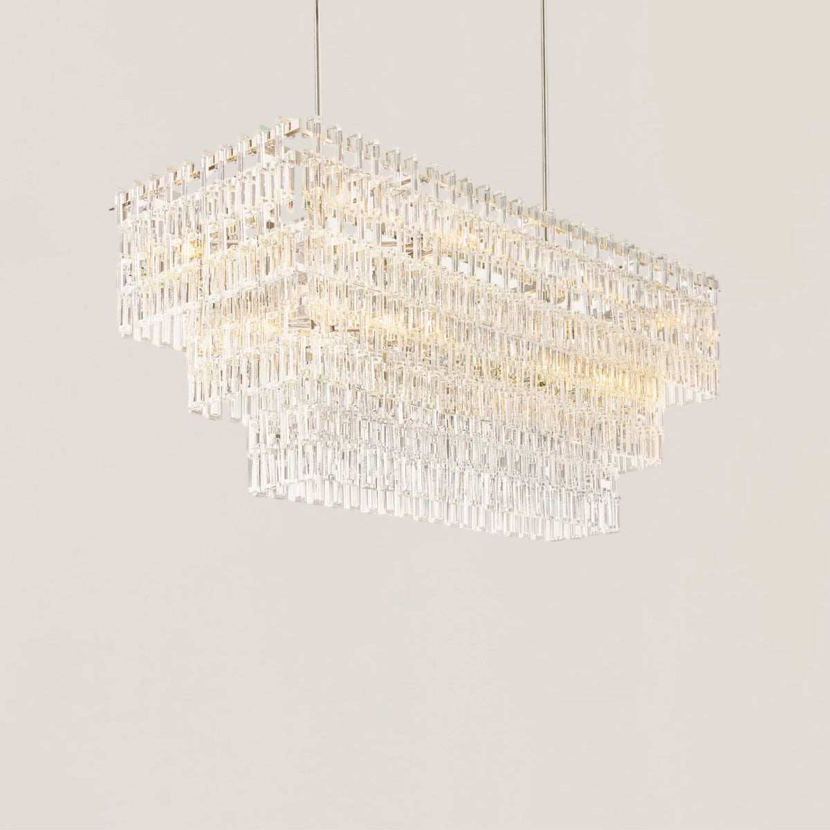Marignan 3/4-Tier Rectangular Chandelier