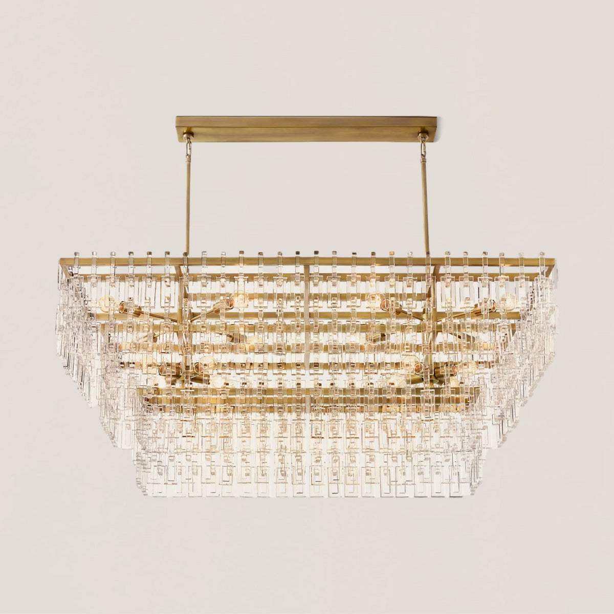 Marignan 3/4-Tier Rectangular Chandelier