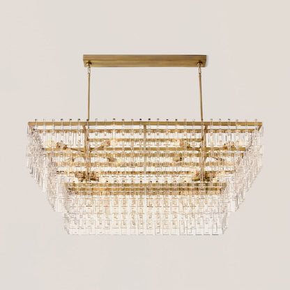 Marignan 3/4-Tier Rectangular Chandelier