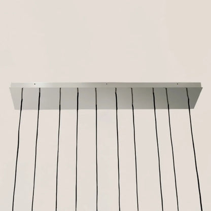 Aquitaine Modern Brass Linear Chandelier
