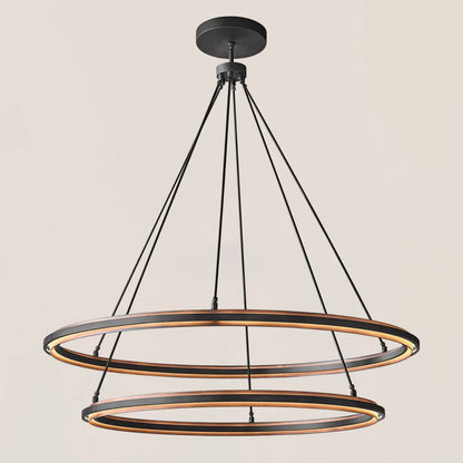 Peralta 2-Tier Round Chandelier 60"