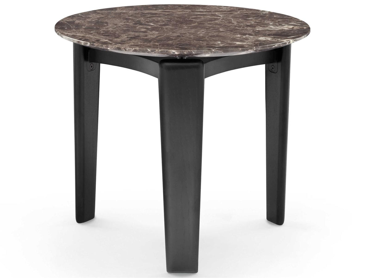Tablet Round Marble End Table