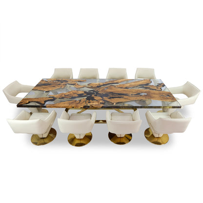 Arditi Collection Abruzzo Olive Pedestal Dining Table