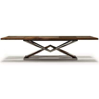 Abruzzo Walnut Wood Dining Table