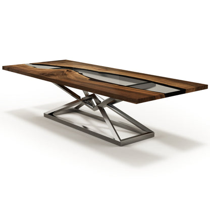 Abruzzo Walnut Wood Dining Table