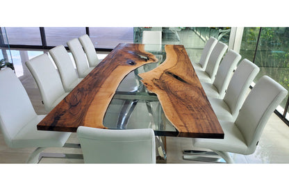 Abruzzo Walnut Wood Dining Table