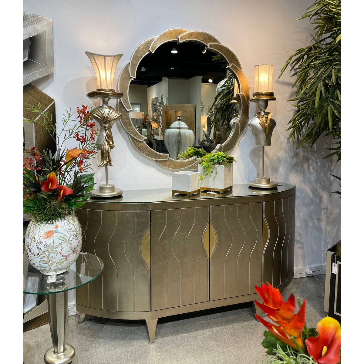 Artmax 4 Door Accent Cabinet