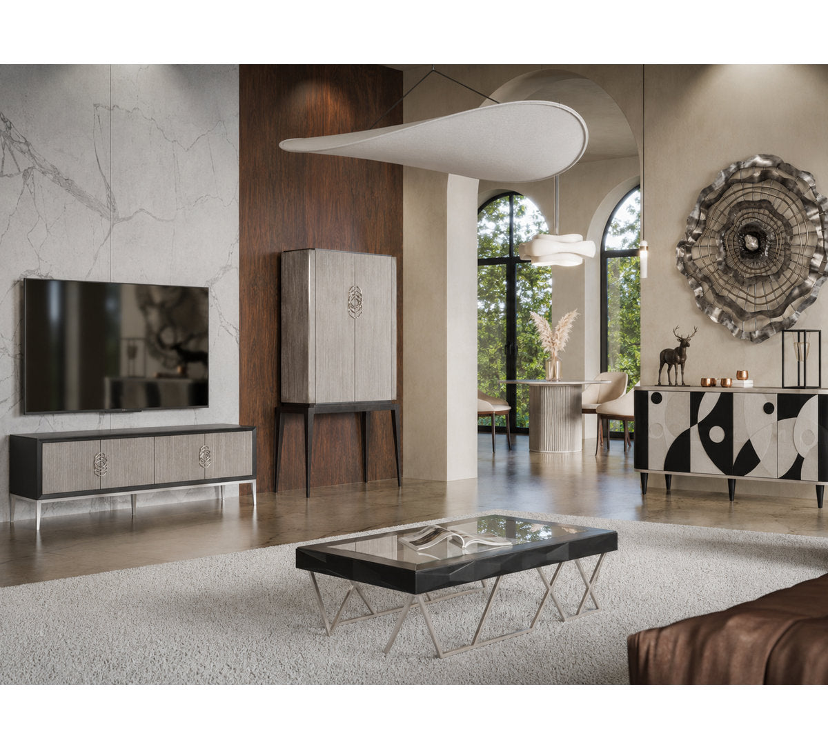 Artmax 2 Door Accent Cabinet