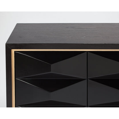 Artmax Steel 4 Door Accent Cabinet