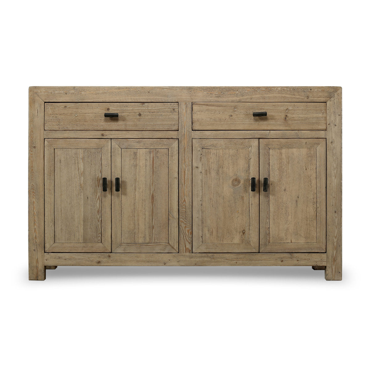 Lilys Living 57 Long Two Drawers Sideboard Weathered Neutral 57X18X36H