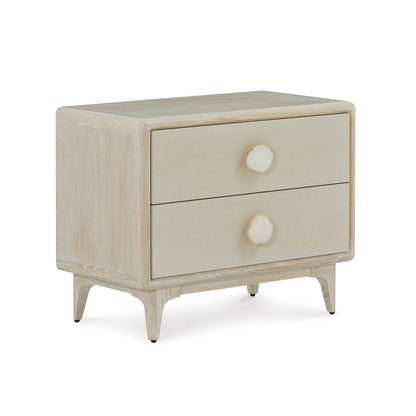 Alba 2 - Drawer Solid Wood Nightstand