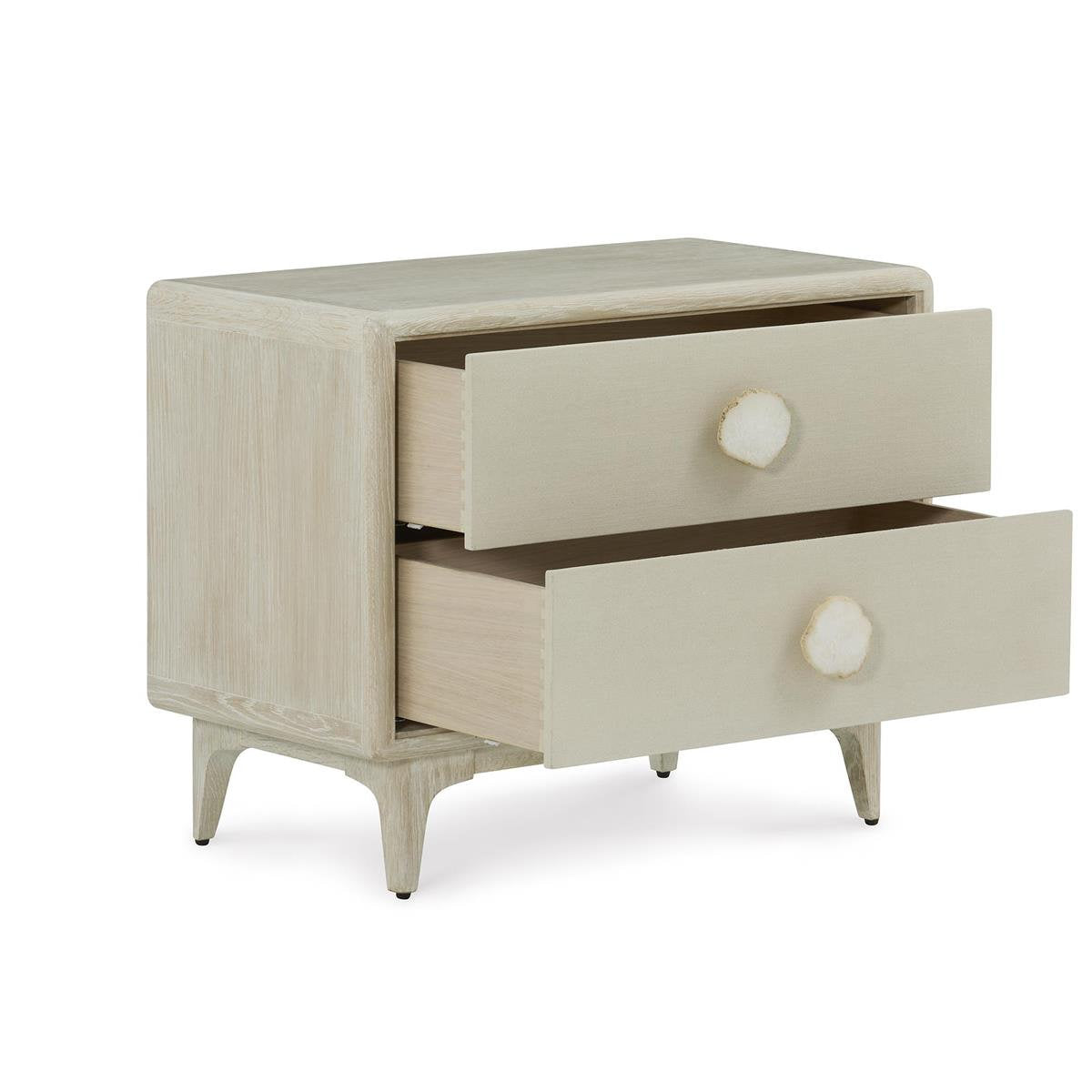Alba 2 - Drawer Solid Wood Nightstand