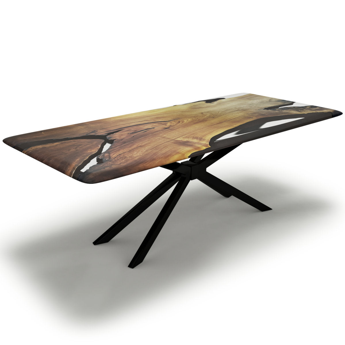 Alcantara Walnut Wood Dining Table