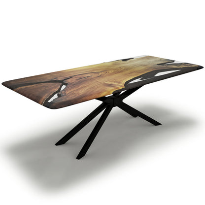 Alcantara Walnut Wood Dining Table