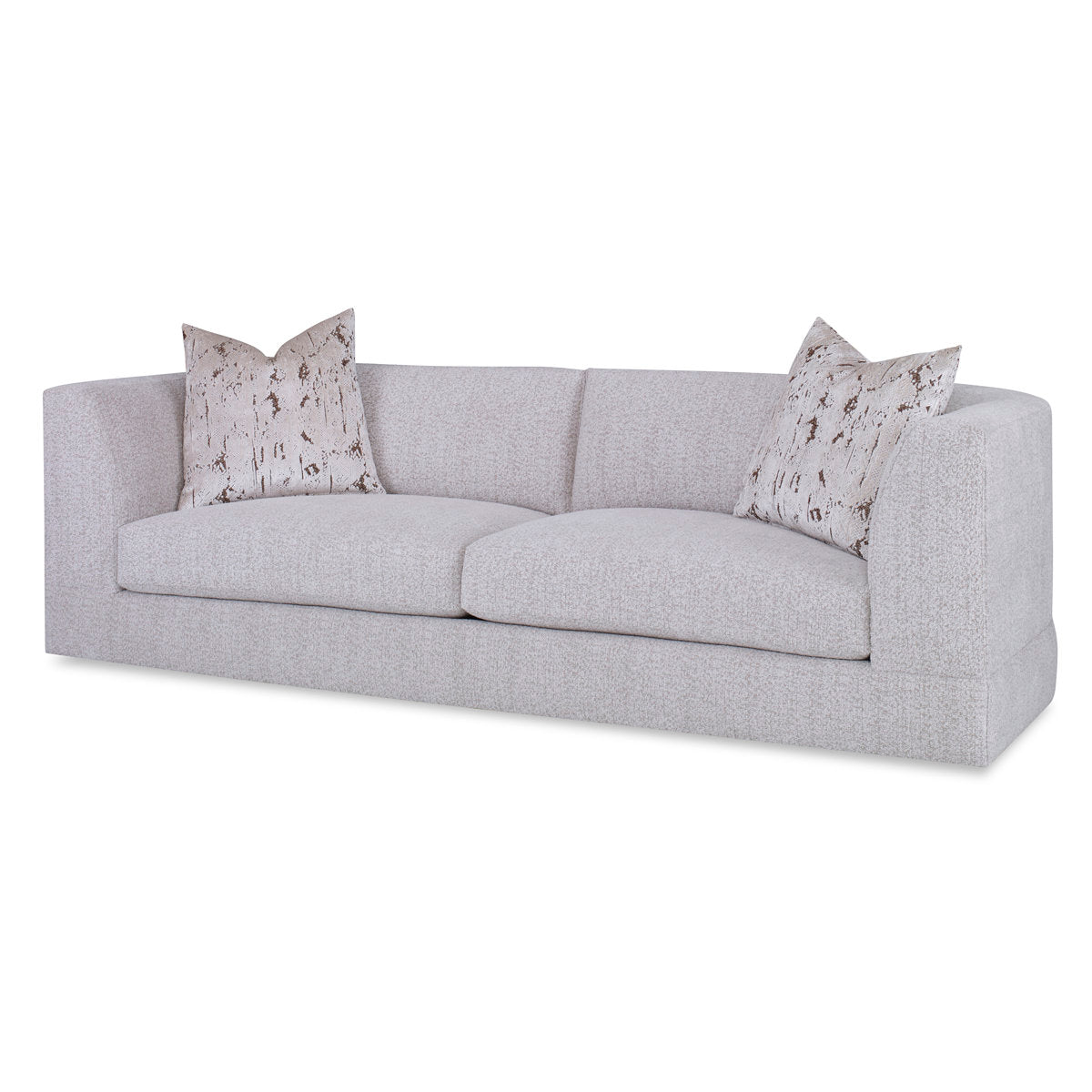 Ambella Alex 96 Tuxedo Arm Sofa With Reversible Cushions