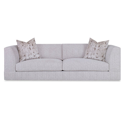Ambella Alex 96 Tuxedo Arm Sofa With Reversible Cushions
