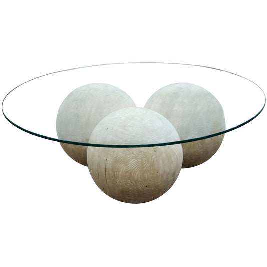 Cfc Allium Reclaimed Lumber Coffee Tableglass Top