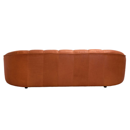 Noir Amadeus Sofa Roman Red Leather