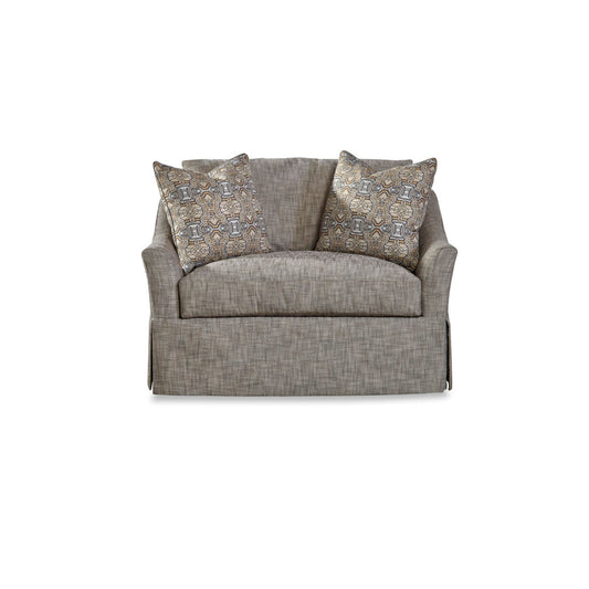 Amara Armchair Chair with Ottoman