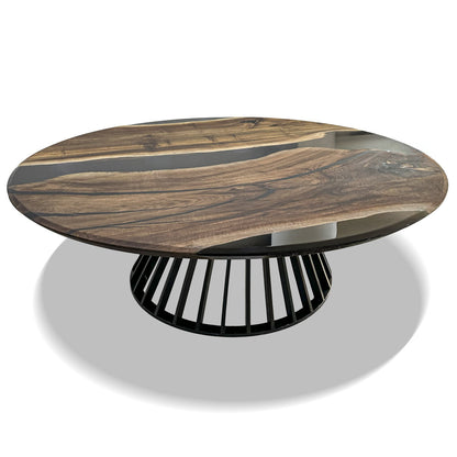 Amiata Round Solid Wood Dining Table