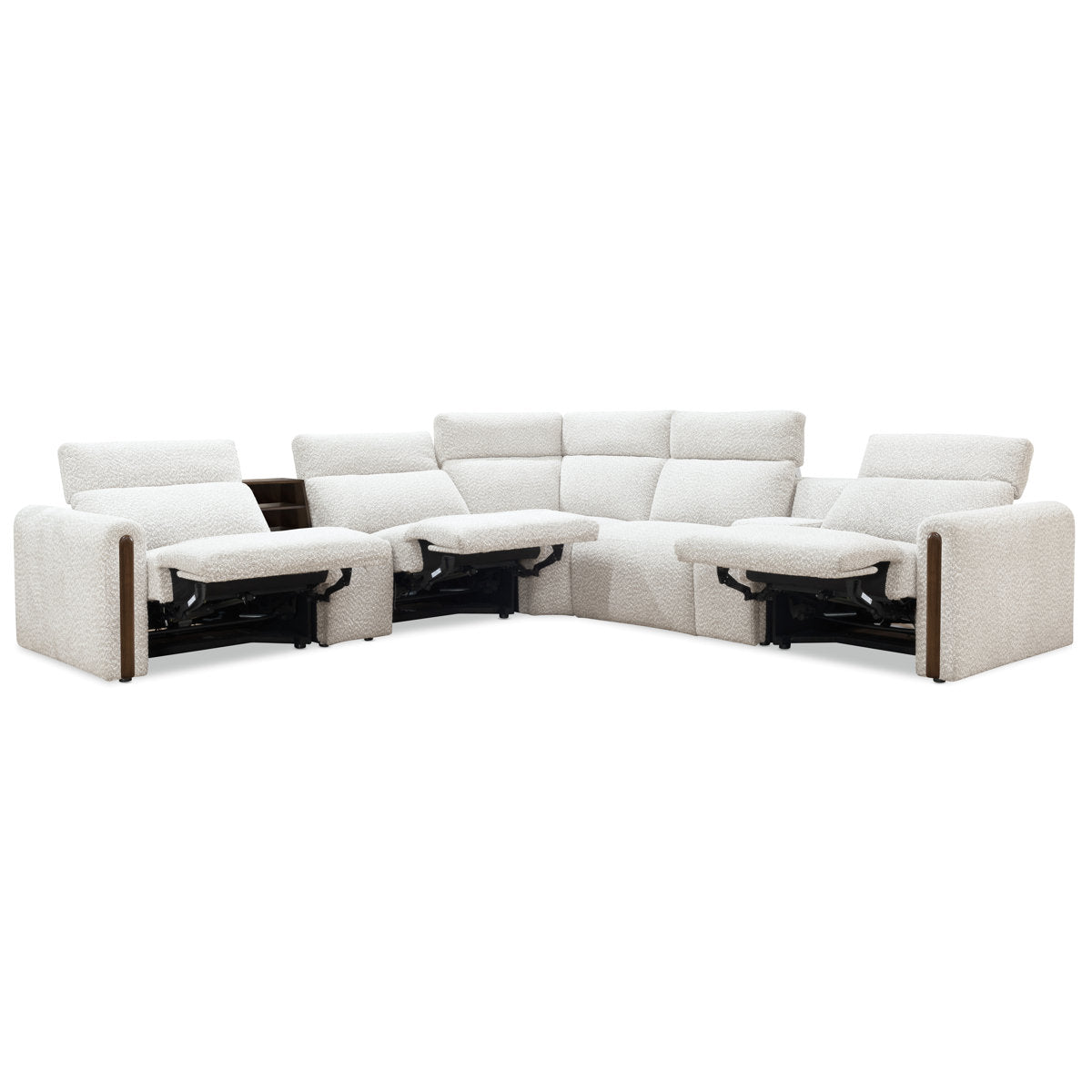 Hooker Furniture Anaheim Seven Piece Power Sectional