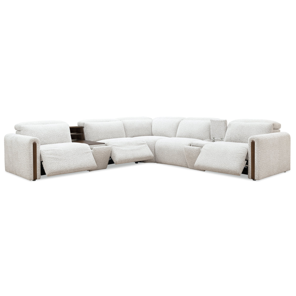 Hooker Furniture Anaheim Seven Piece Power Sectional