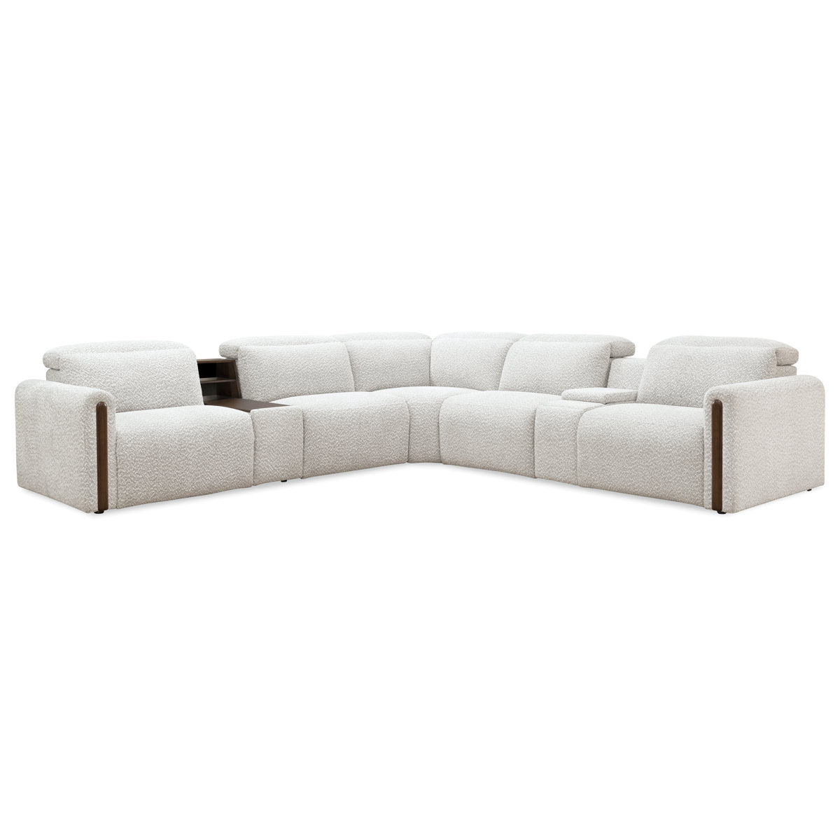 Hooker Furniture Anaheim Seven Piece Power Sectional