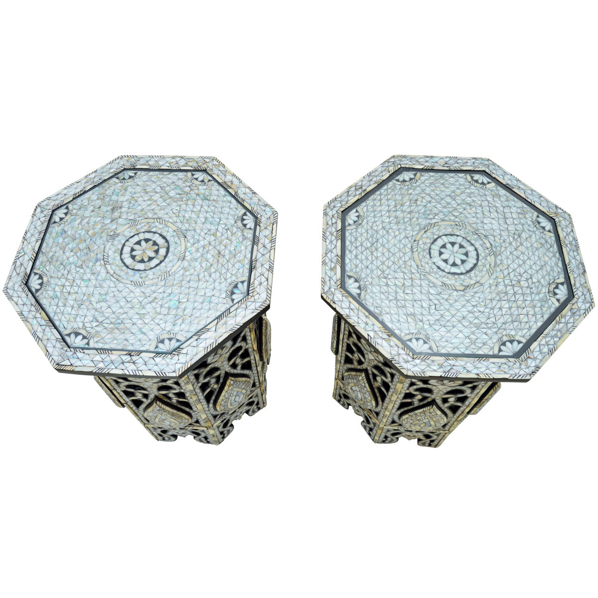 Andalusian Glass End Table (Set of 2)