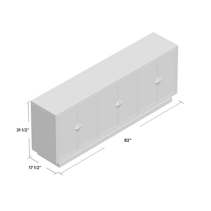 Andrew Martin 82'' W Credenza