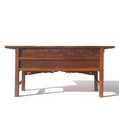 Antique Chinese 72" Long Apothecary Cabinet