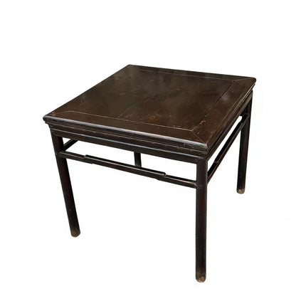 Antique Square Lacquered Tea Table