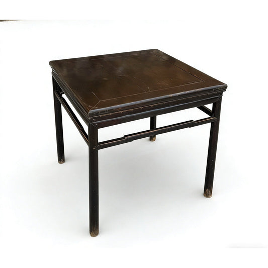 Antique Square Lacquered Tea Table