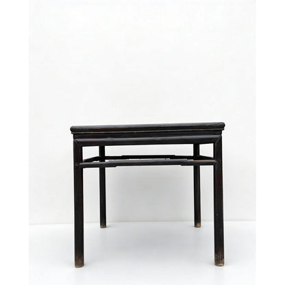Antique Square Lacquered Tea Table