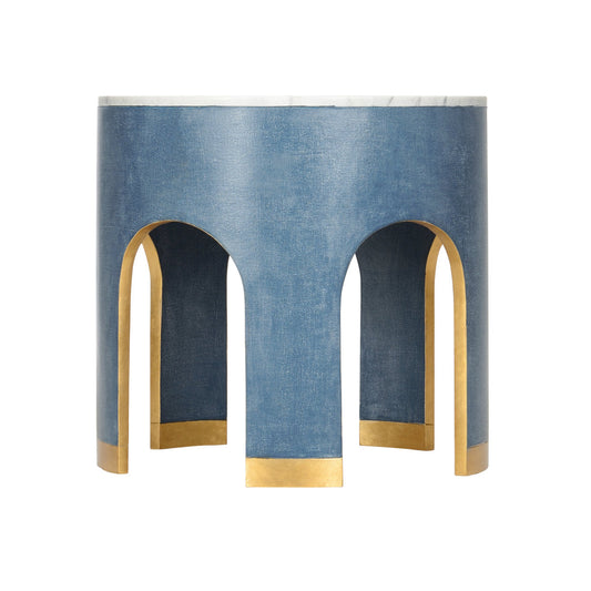 Aqueduct Marble End Table