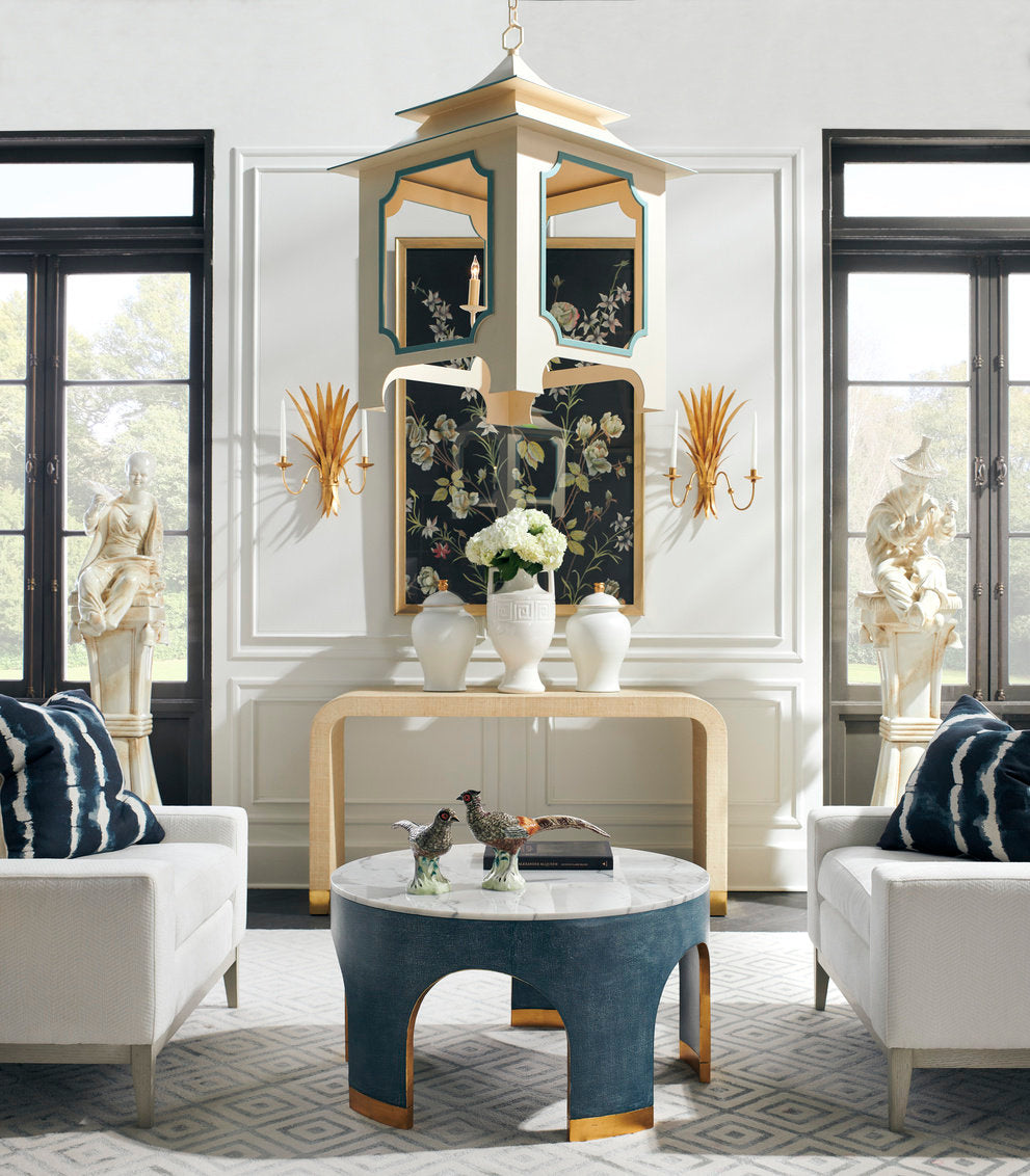 Aqueduct Marble End Table