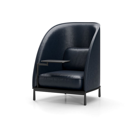 Stellar Works Arc Lounge Chair High Back With Tablet