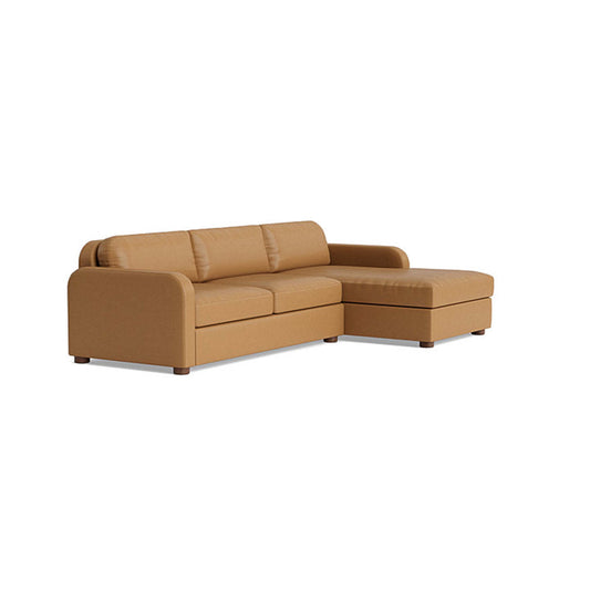 Archie Leather Sofa with Chaise (105")