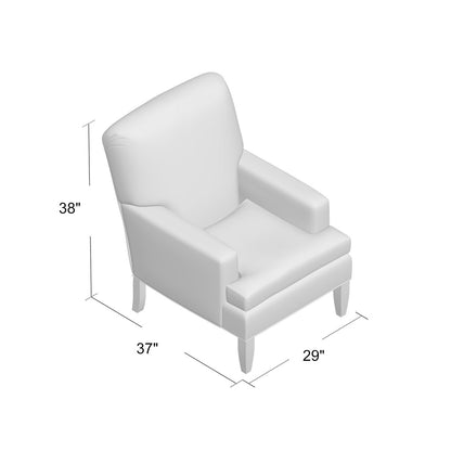 Duralee 29 Wide Down Cushion Armchair
