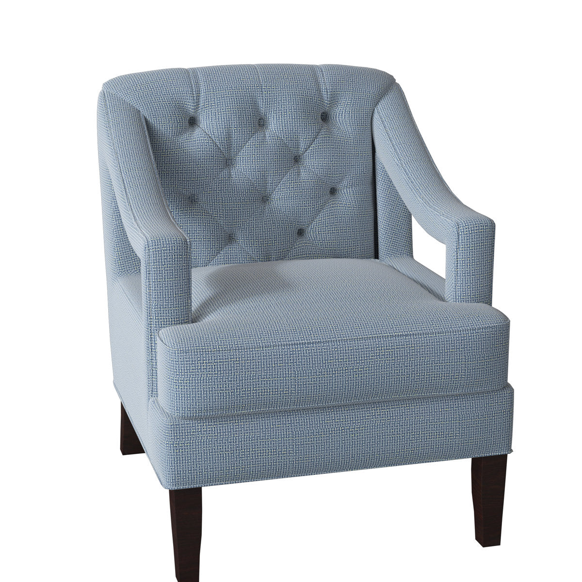 Armchair Chair with Ottoman