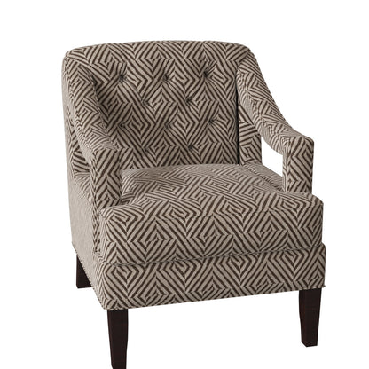 Armchair Chair with Ottoman