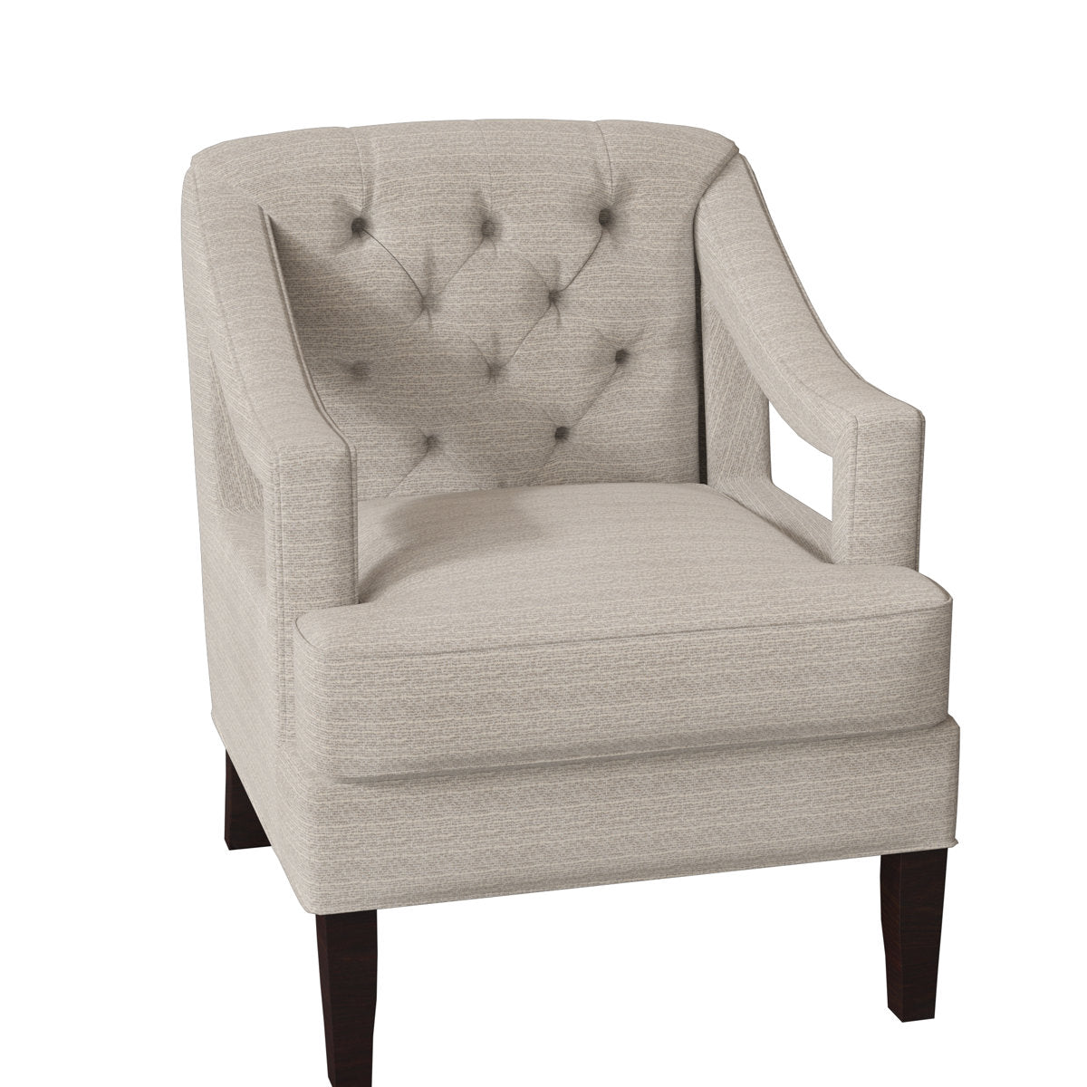 Armchair Chair with Ottoman
