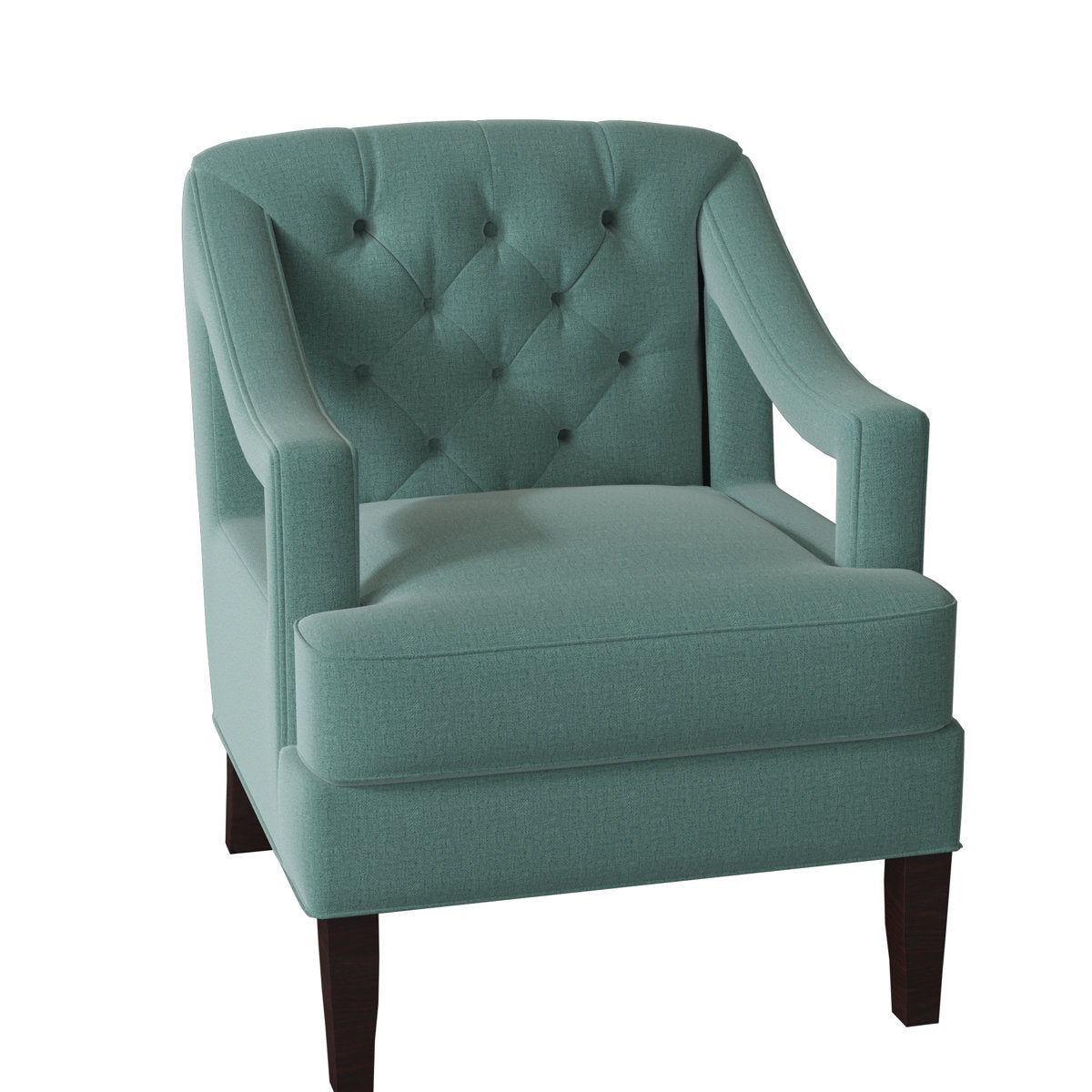 Armchair Chair with Ottoman