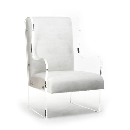 Armchair Chair with Ottoman