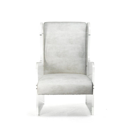 Armchair Chair with Ottoman