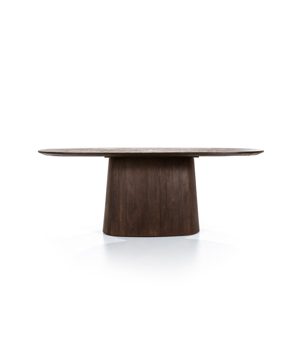 Aron Oval Solid Wood Dining Table