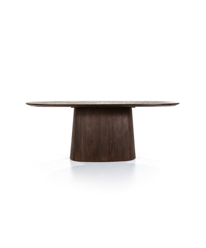 Aron Oval Solid Wood Dining Table