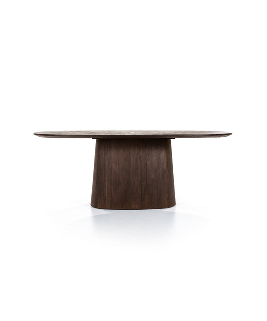 Aron Oval Solid Wood Dining Table