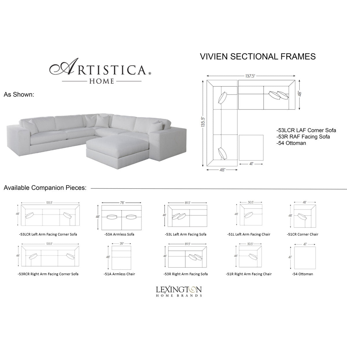 Artistica Home Veronica Sectional