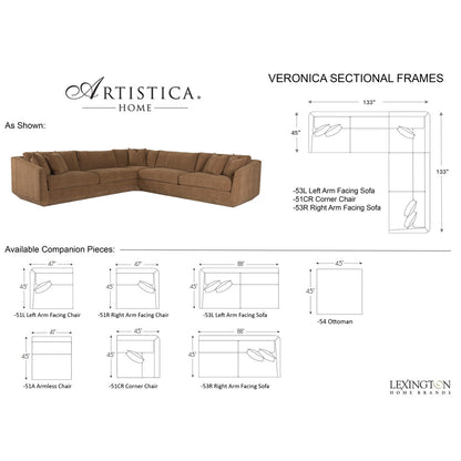 Artistica Home Veronica Sectional