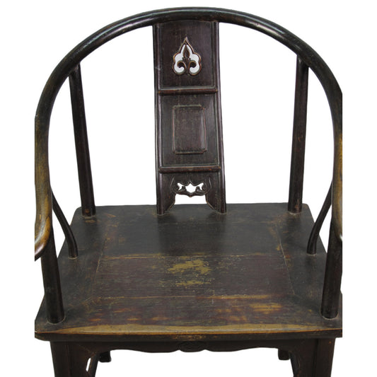 Asian Classic Solid Wood Arm Chair (Set of 2)